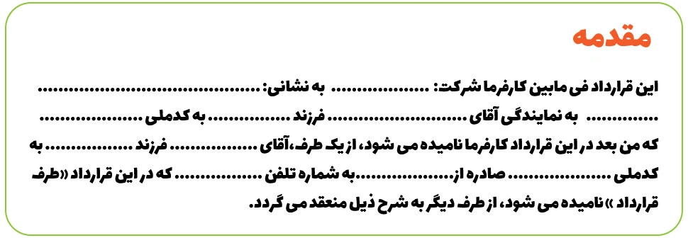 مقدمه قرارداد طراحی سایت